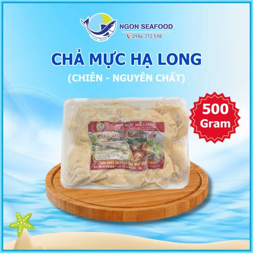 Chả Mực Hạ Long VIP Nguyên Chất (Chiên) - Hút Chân Không - Khay 500gr