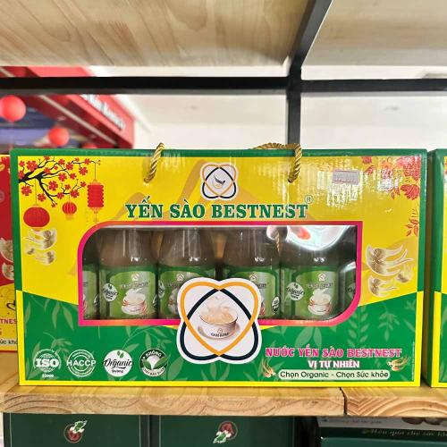 Yến Sào Bestnest Vị Tự Nhiên (Hộp 6 chai x 180ml)