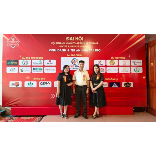 Thái Minh Hưng Tham Dự Đại Hội Hội Doanh Nhân Thái Bình Miền Nam Lần Thứ 3 - Nhiệm Kỳ 2025 - 2027
