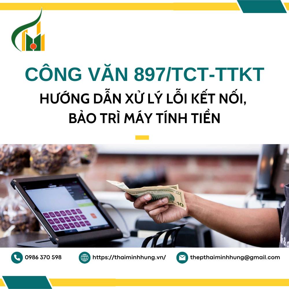 Công văn 897/TCT-TTKT: Hướng Dẫn Xử Lý Lỗi Kết Nối, Bảo Trì Máy Tính Tiền