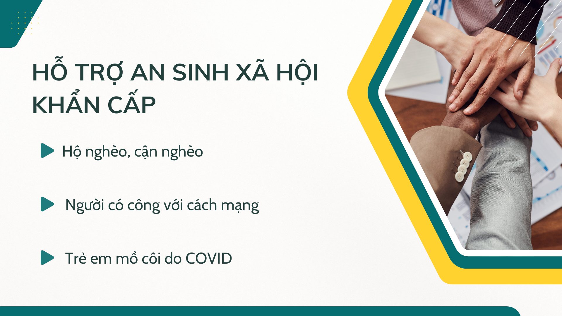 5. Hỗ trợ an sinh xã hội khẩn cấp