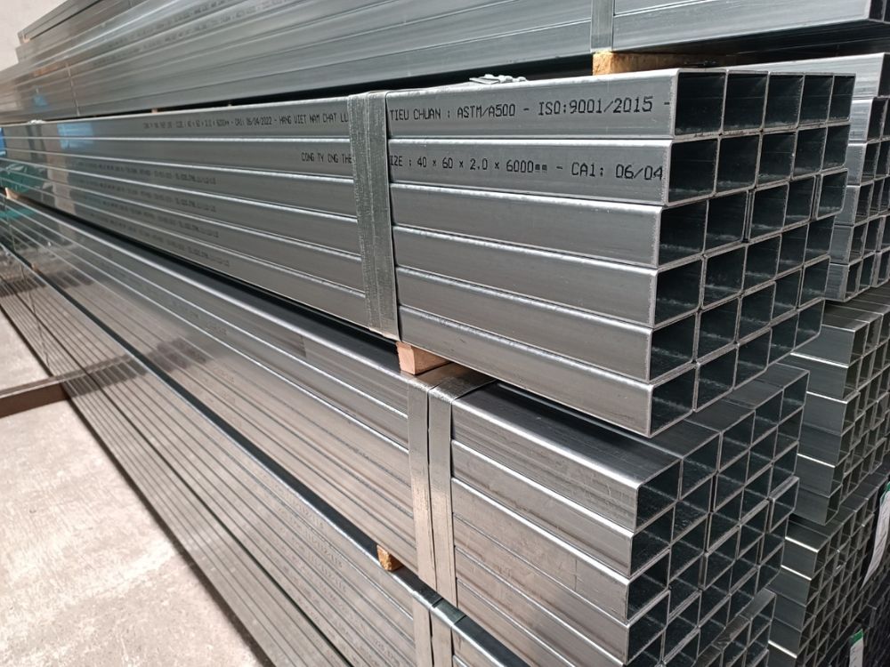 4. Địa chỉ cung cấp thép hộp mạ kẽm 60×60 uy tín
