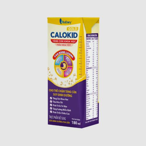 Sữa bột Pha Sẵn Calokid Gold Hộp 180ml (Thùng 48 Hộp)