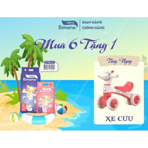 Tã bỉm quần Bimana Hàn Quốc size L