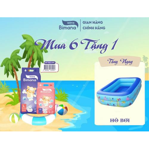 Tã Dán Bimana Hàn Quốc Size M (6 - 11Kg)